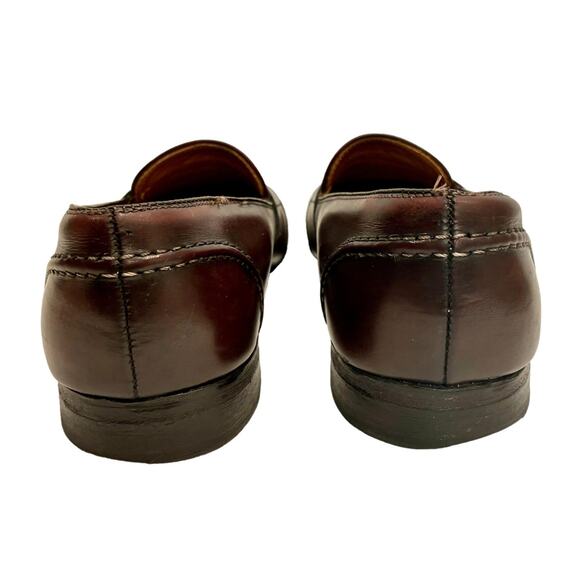 Vintage Alden “Parisian” Oxblood Penny Loafers 8.5B Men / Women 10.5 - Picture 8 of 13